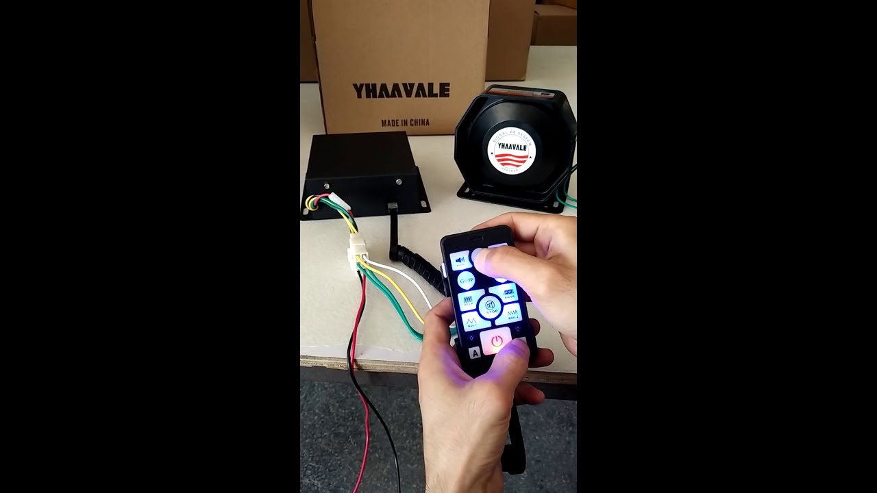 YHAAVALE police siren 9200E