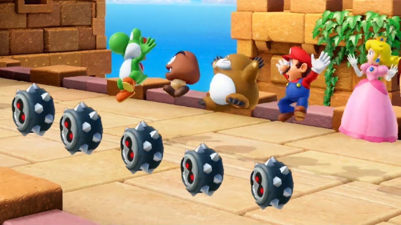 Super Mario Party Minigames  - Mario vs Rosalina vs Daisy vs Peach (Very Hard)