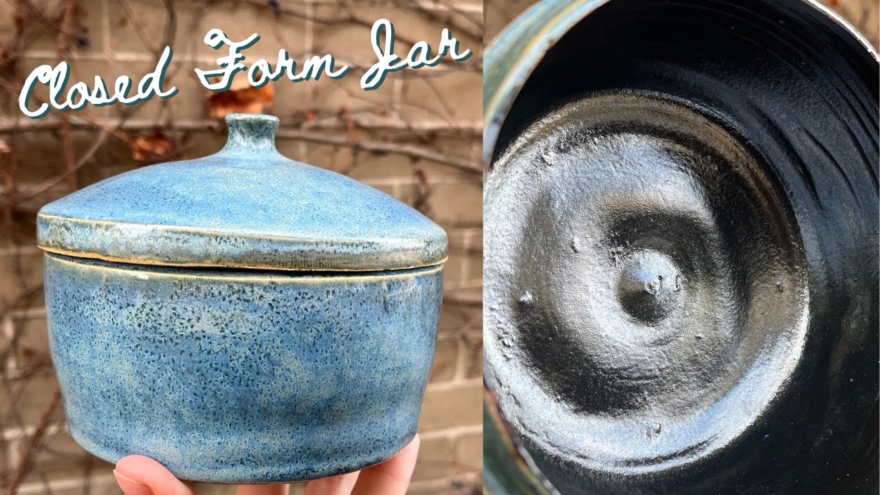 Trying to Perfect Making a Closed Form Jar on the Wheel | Pottery by Sara