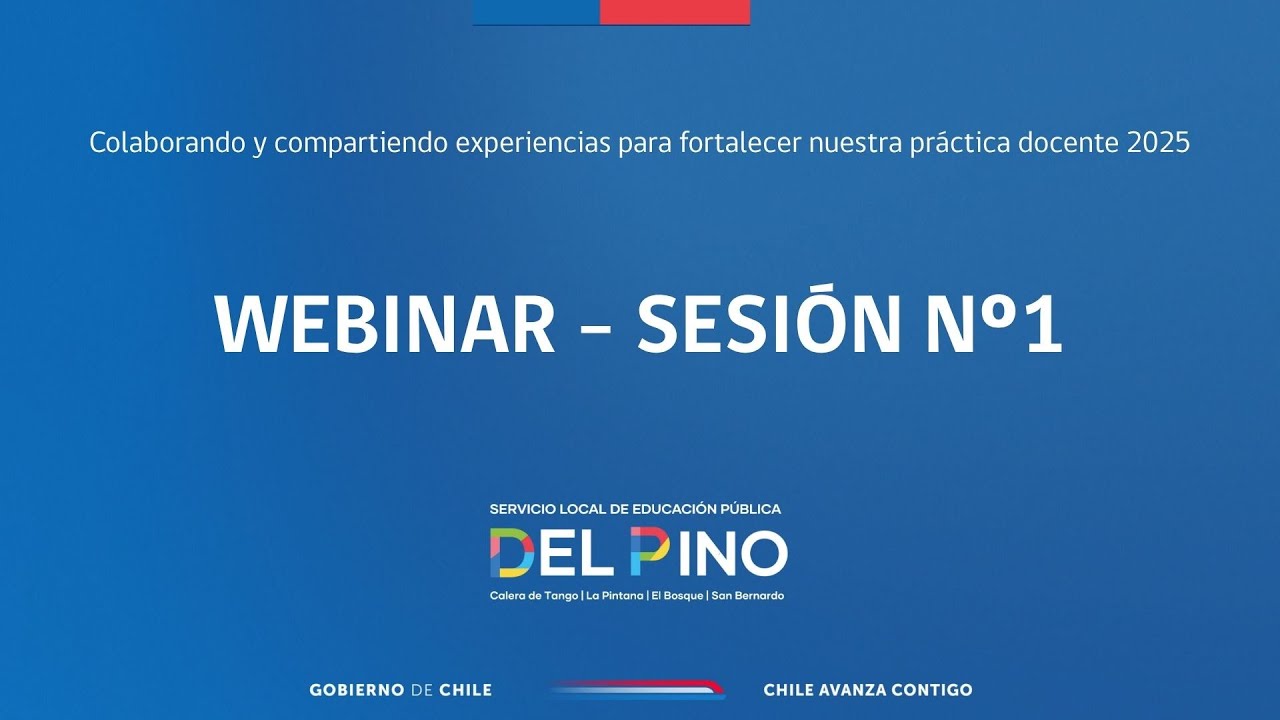 Webinars N°1 - Portafolio Docente 2025