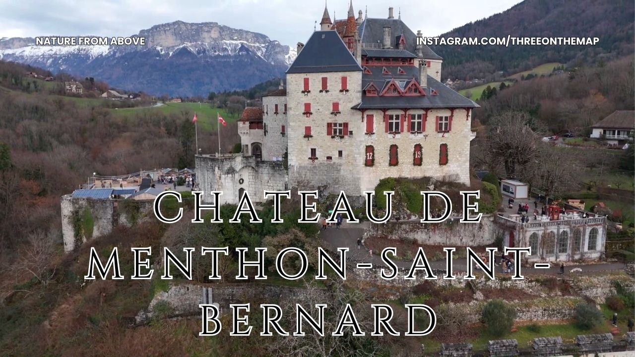 Unforgettable Castle Above Lake Annecy (4K Drone)