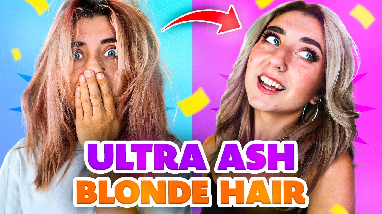 Ultra Ash Blonde Hair Transformation | My Home Experiment
