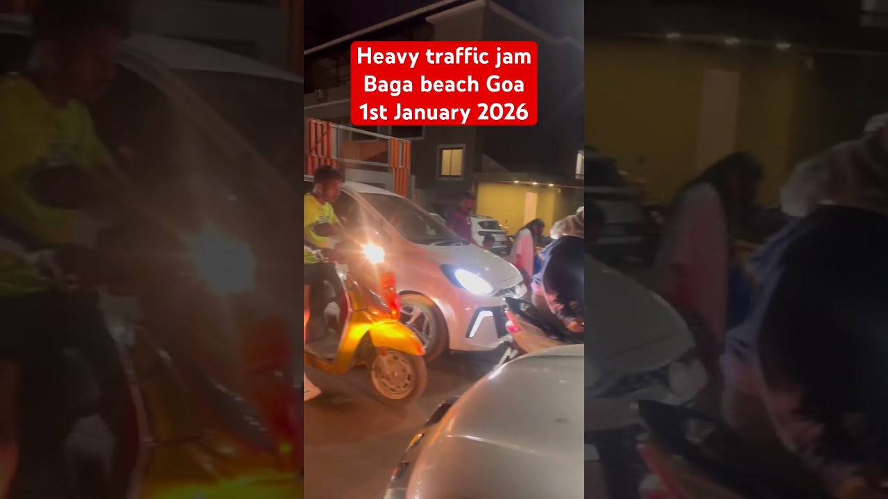 Goa at Peak Holiday Season | New Year CRAZY Traffic Reality 😳🚗