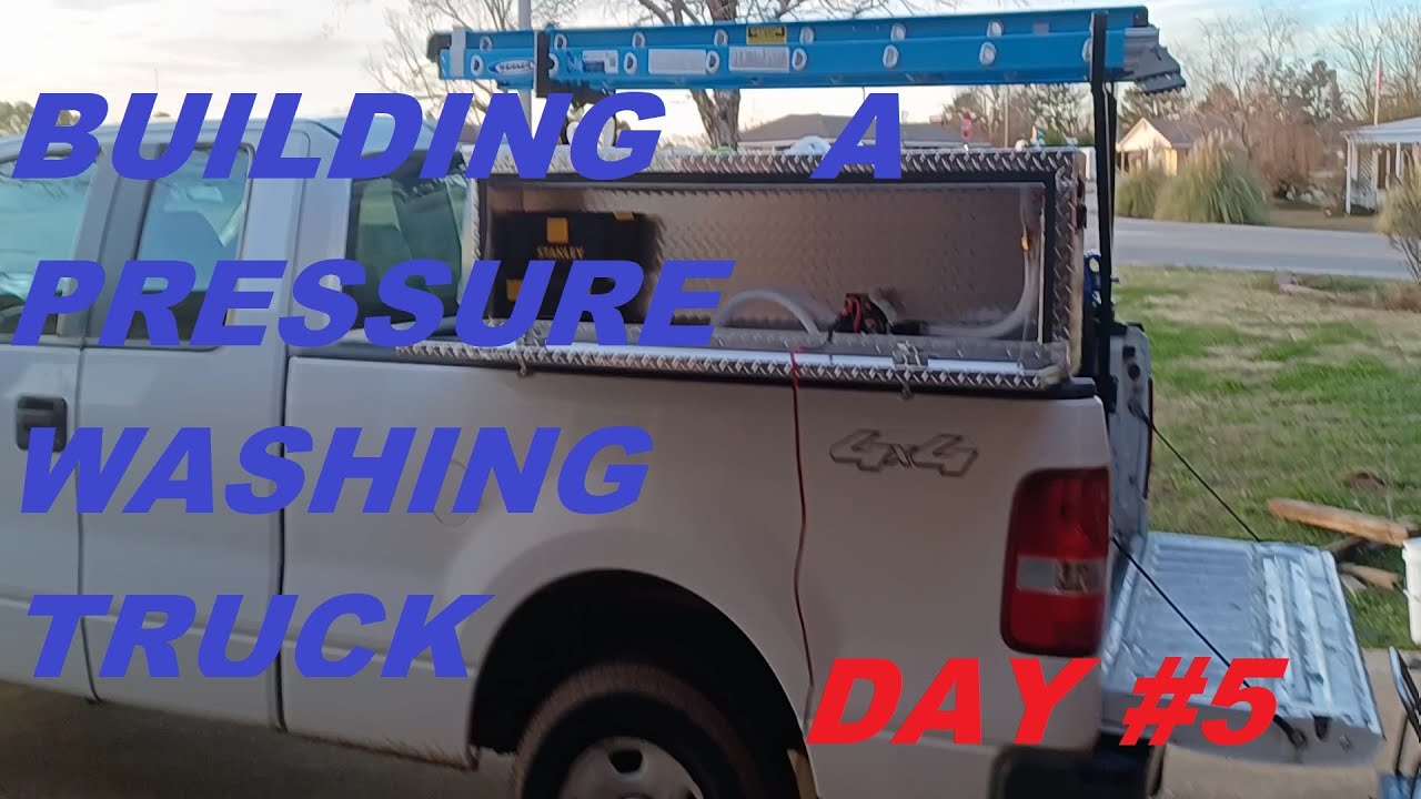 Building a Pressure Washing Truck Day #5