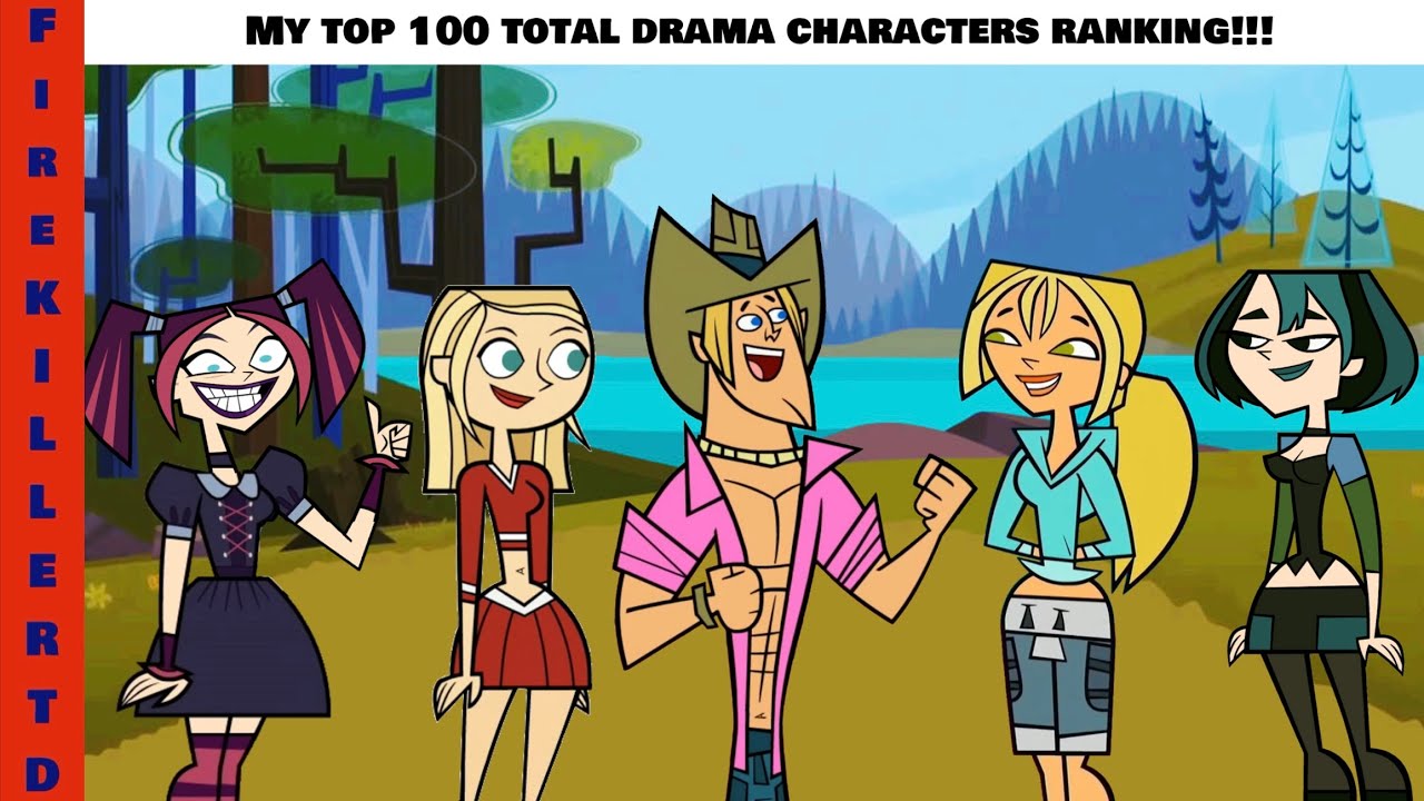 My Top 100 Total Drama Characters Ranking!!! | FireKillerTD!
