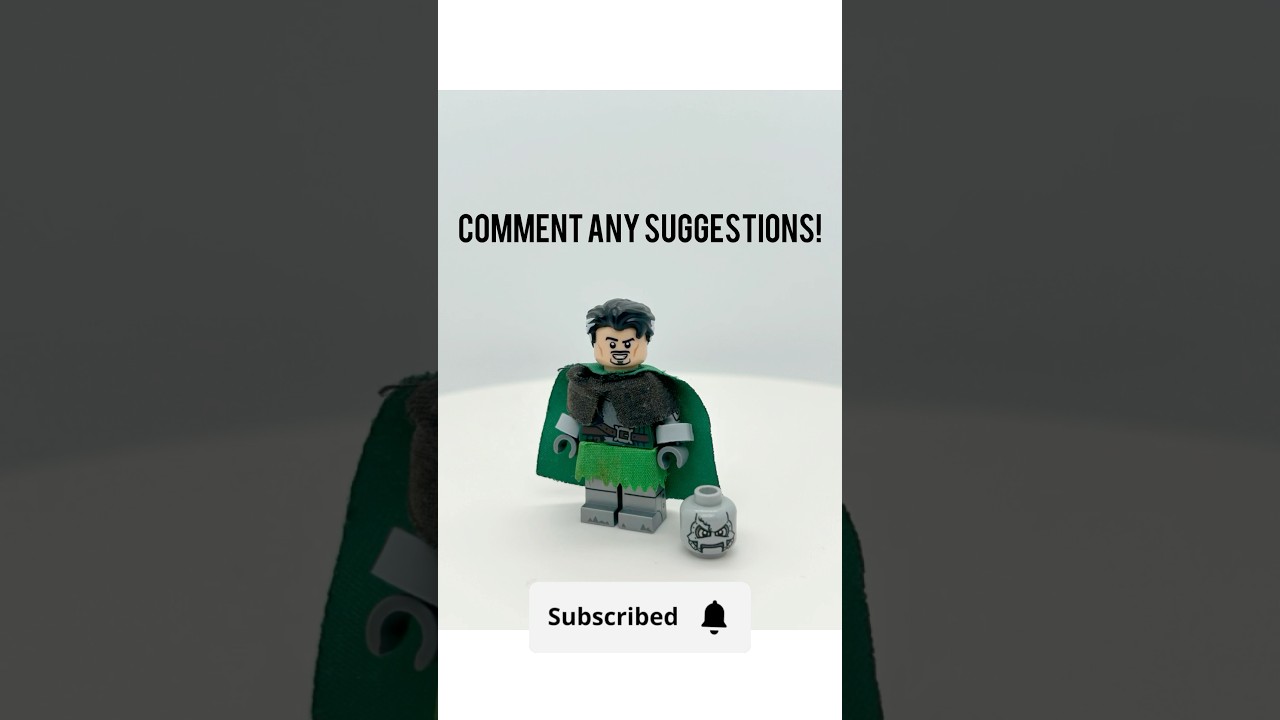 How to make Robert Downey Junior&rsquo;s Doctor Doom in LEGO!