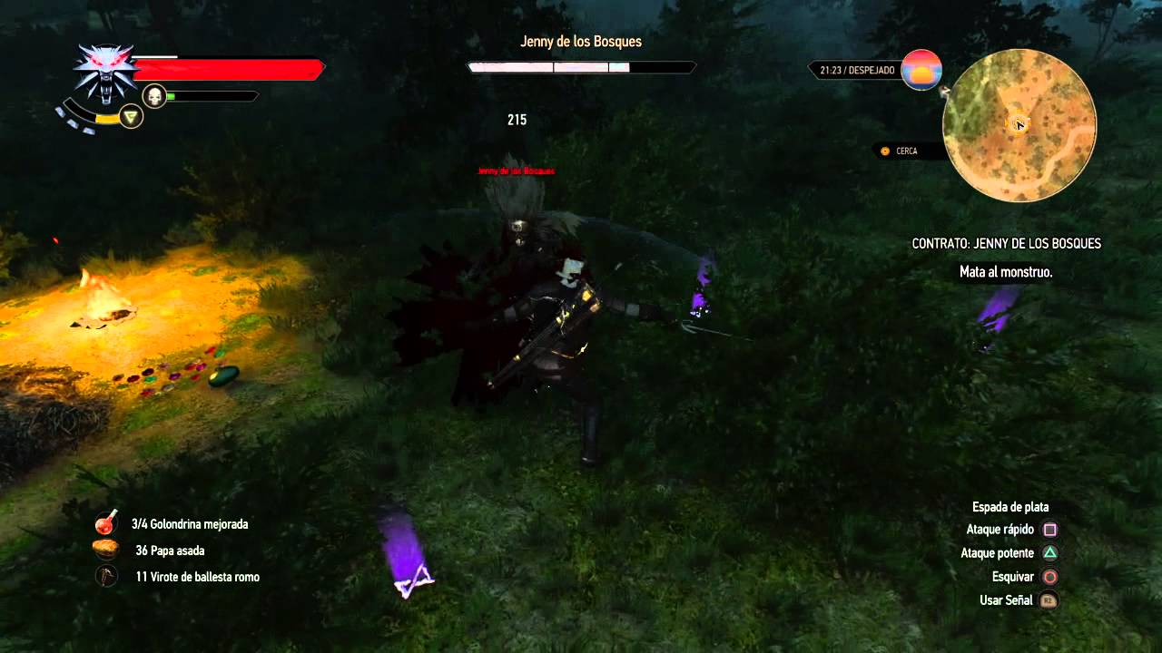 The Witcher 3: Wild Hunt Contrato Jenny de los Bosques