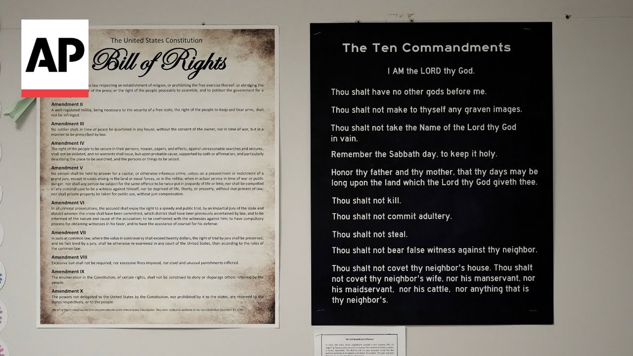 Texas teacher resigns as Ten Commandments are being displayed at schools