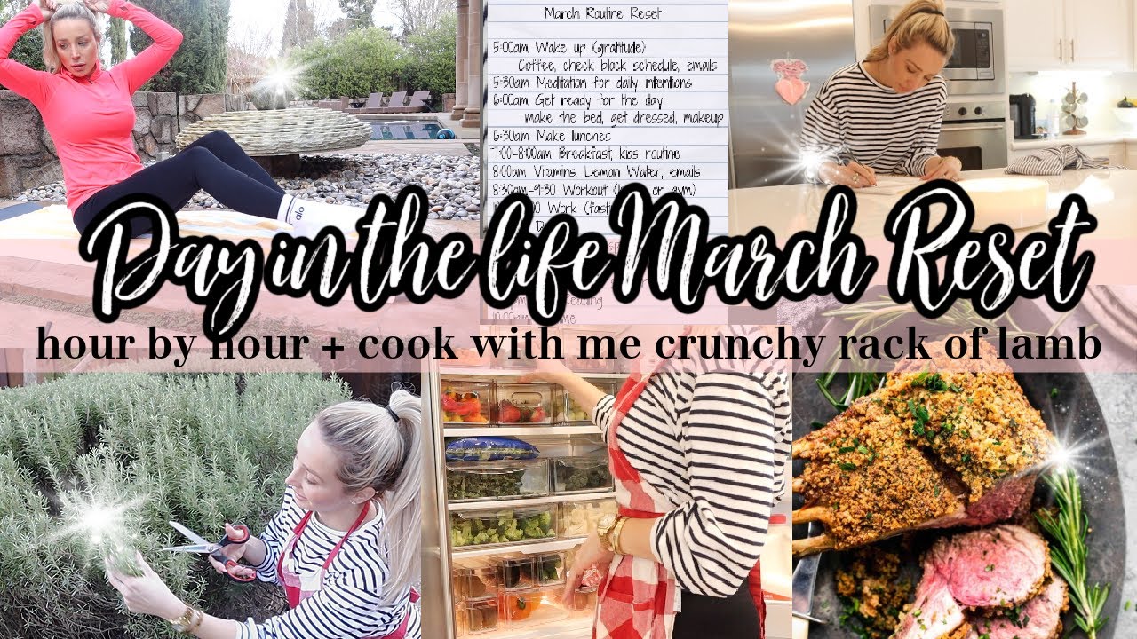 DAY IN THE LIFE // MY NEW MARCH PLAN // COOK WITH ME EASTER RECIPE