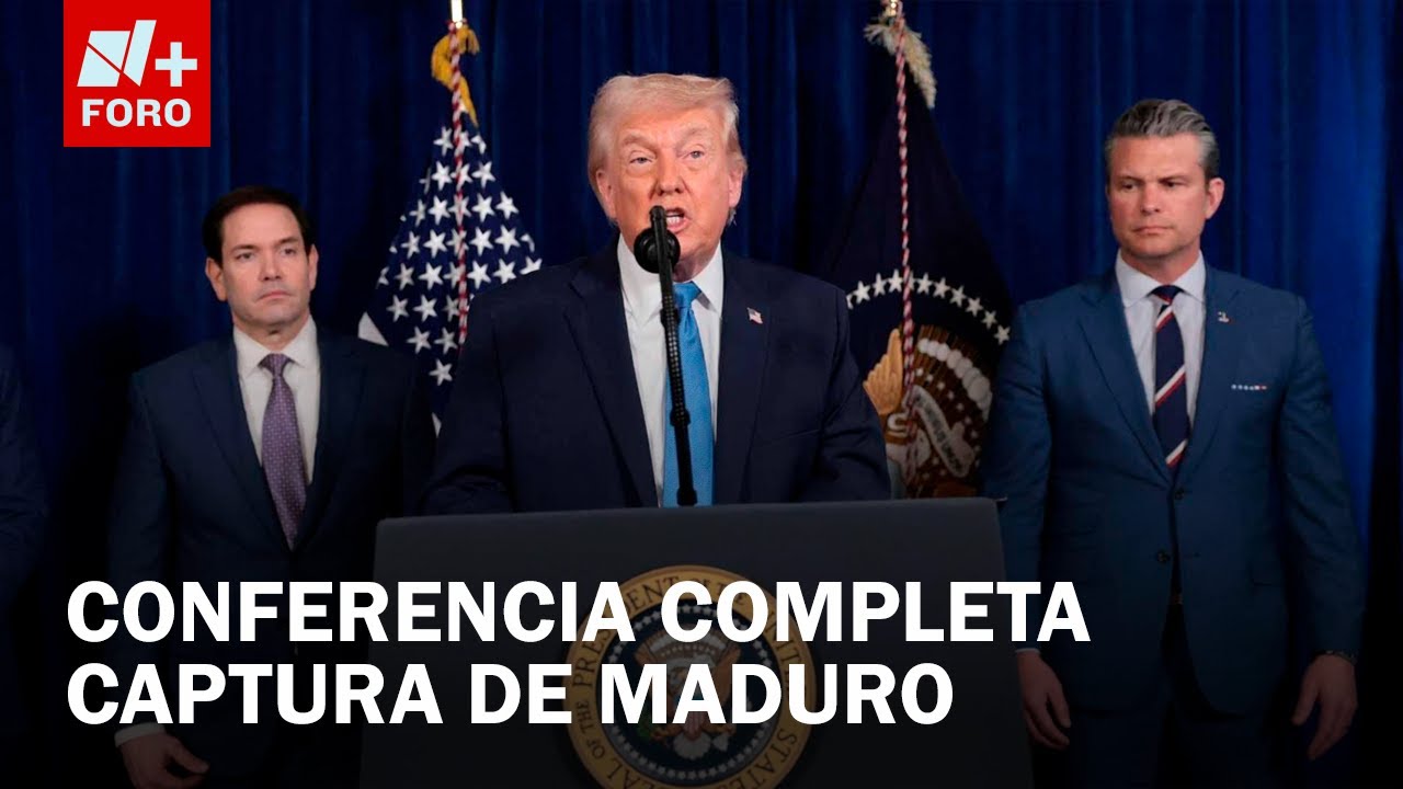 Conferencia completa de Donald Trump sobre la captura de Nicolás Maduro en Venezuela - N+