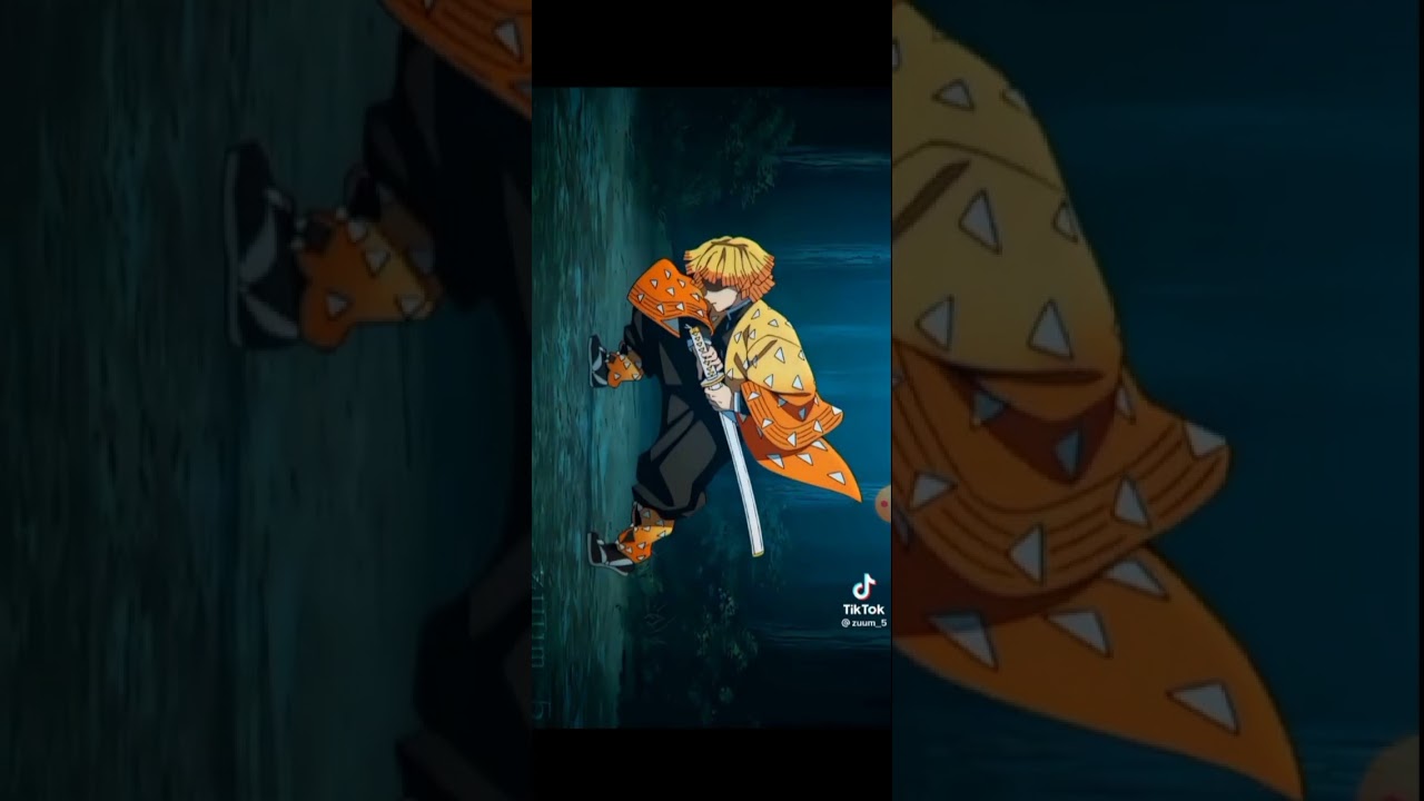 Deku as Zenitsu (kaminari's cousin)