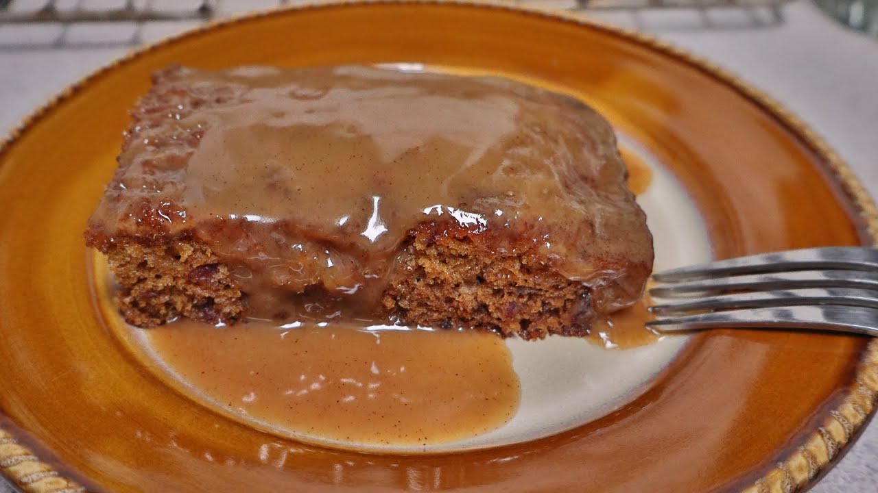 ginger-orange sticky toffee pudding