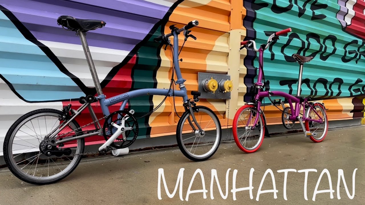 BROMPTON FOLDING BIKE RIDING IN NEW YORK CITY PART ONE