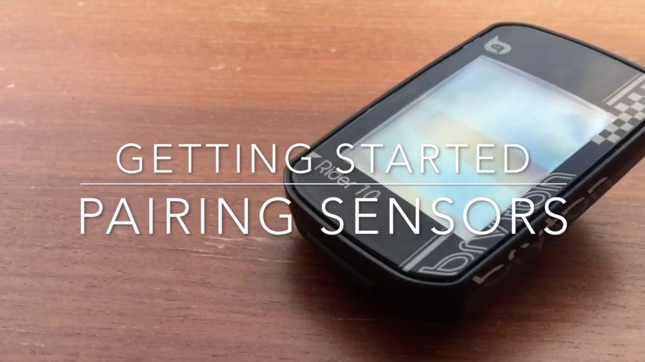 Bryton Rider10 │Pairing with Sensors