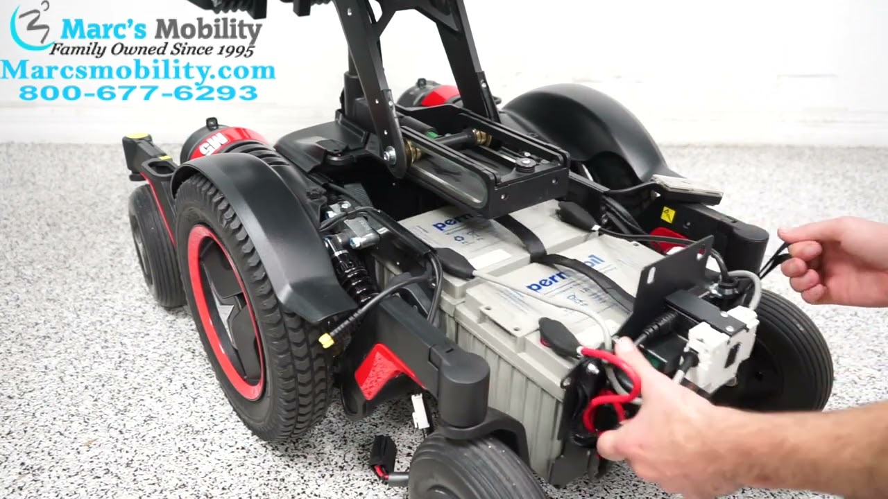 How to install Batteries in Permobil M5 , M3, F3,  F5 & F5 VS