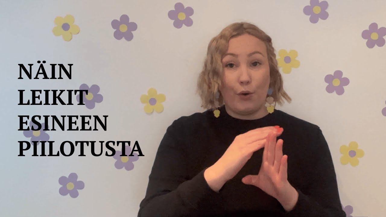 Miten leikit&auml;&auml;n esineen piilotusta? Ohje kuvakorttien k&auml;ytt&ouml;&ouml;n