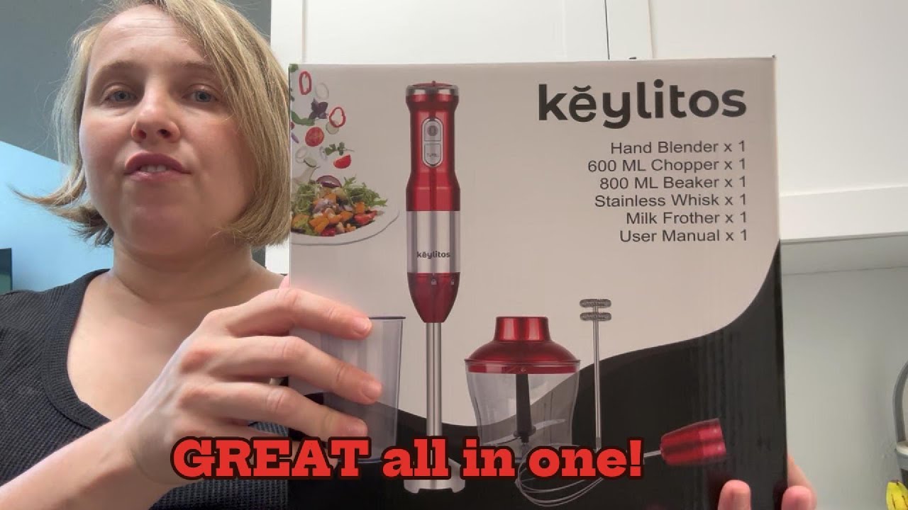 Keylitos 5 in 1 hand blender review: Why this is a perfect multi use appliance for small apartments