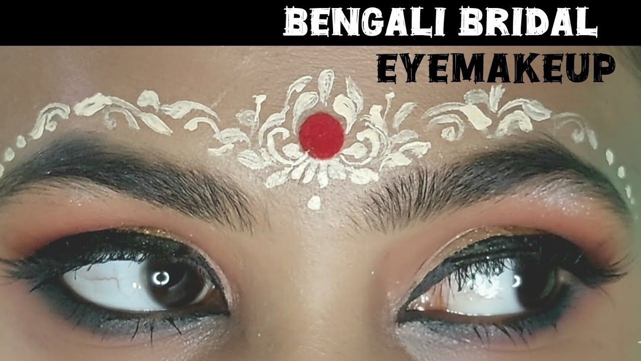 Easy Bengali Bridal Eye Makeup Step-by-Step/Deep Smudged Kajal: The Ultimate Bengali Eye Guide