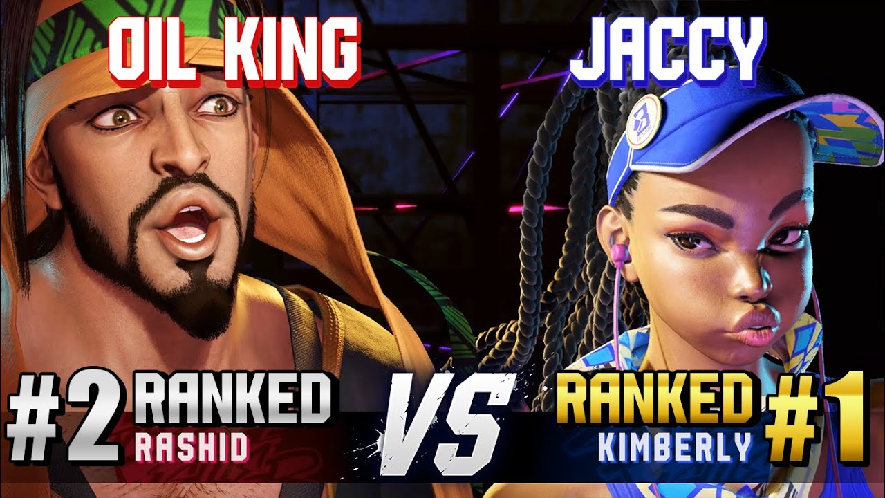 SF6 ▰ OIL KING (#2 Ranked Rashid) vs JACCY (#1 Ranked Kimberly) ▰ Ranked Matches