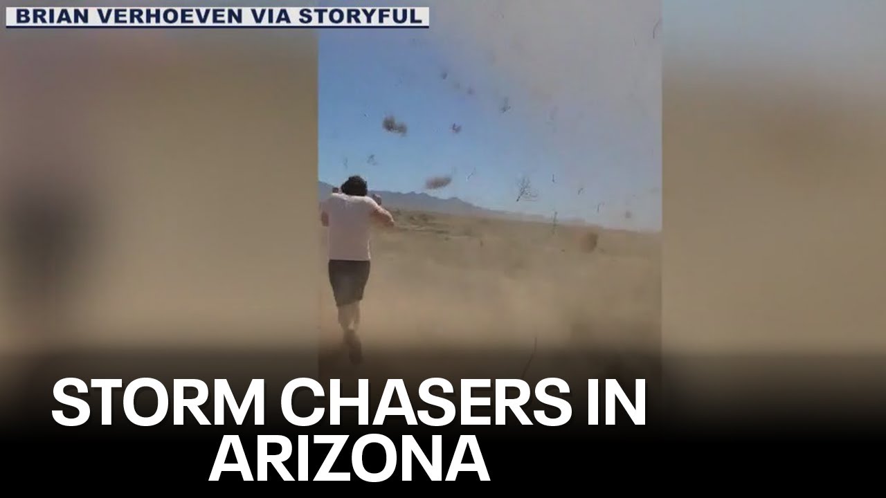 Inside of Arizona dust devil captured by storm chasers