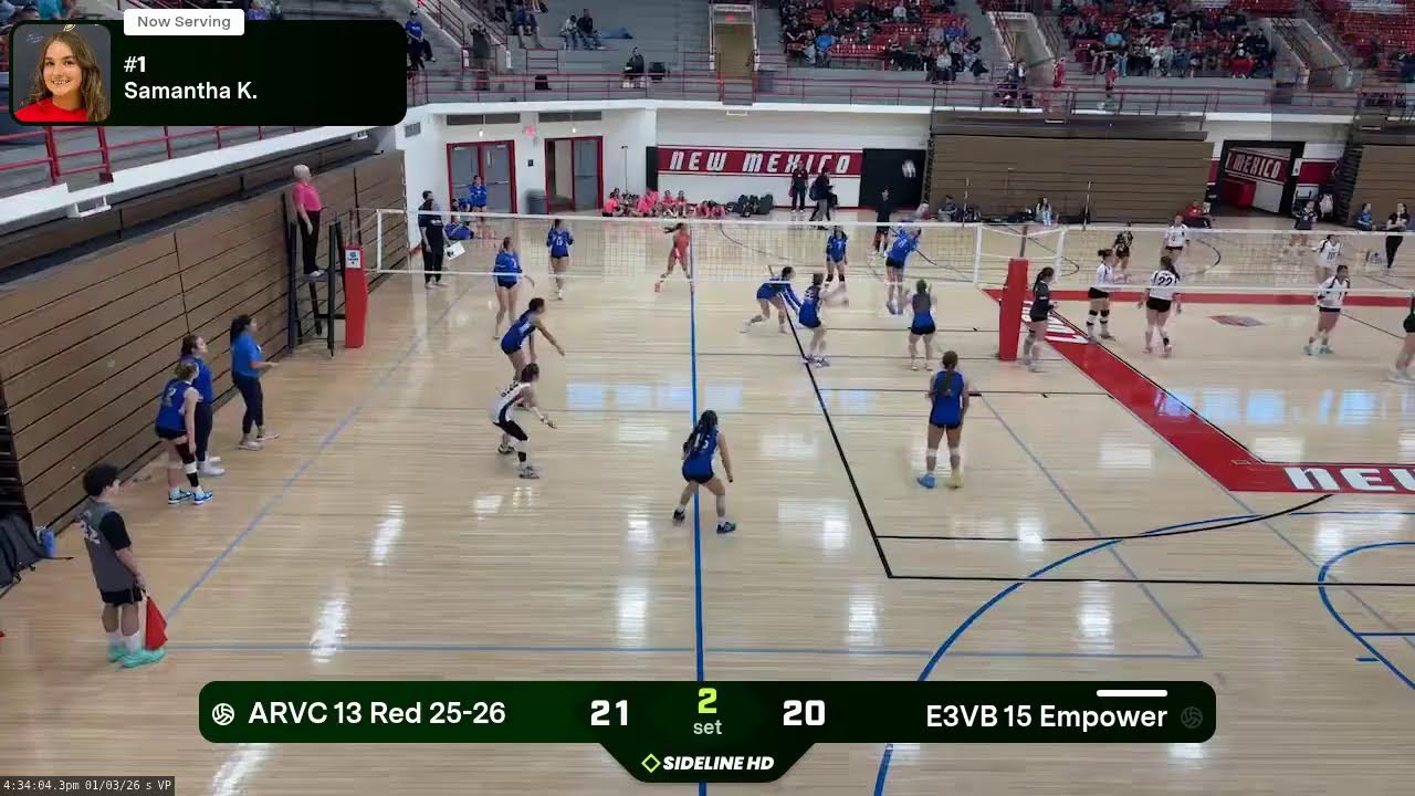 ARVC 13 Red 25-26 vs. E3VB 15 Empower (2026.01.03)