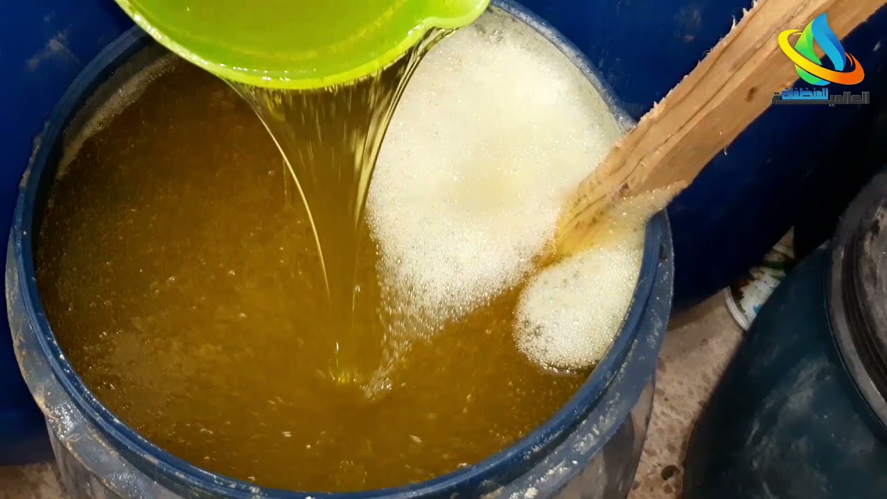 طريقه تصنيع ٦٠ كيلو صابون سائل