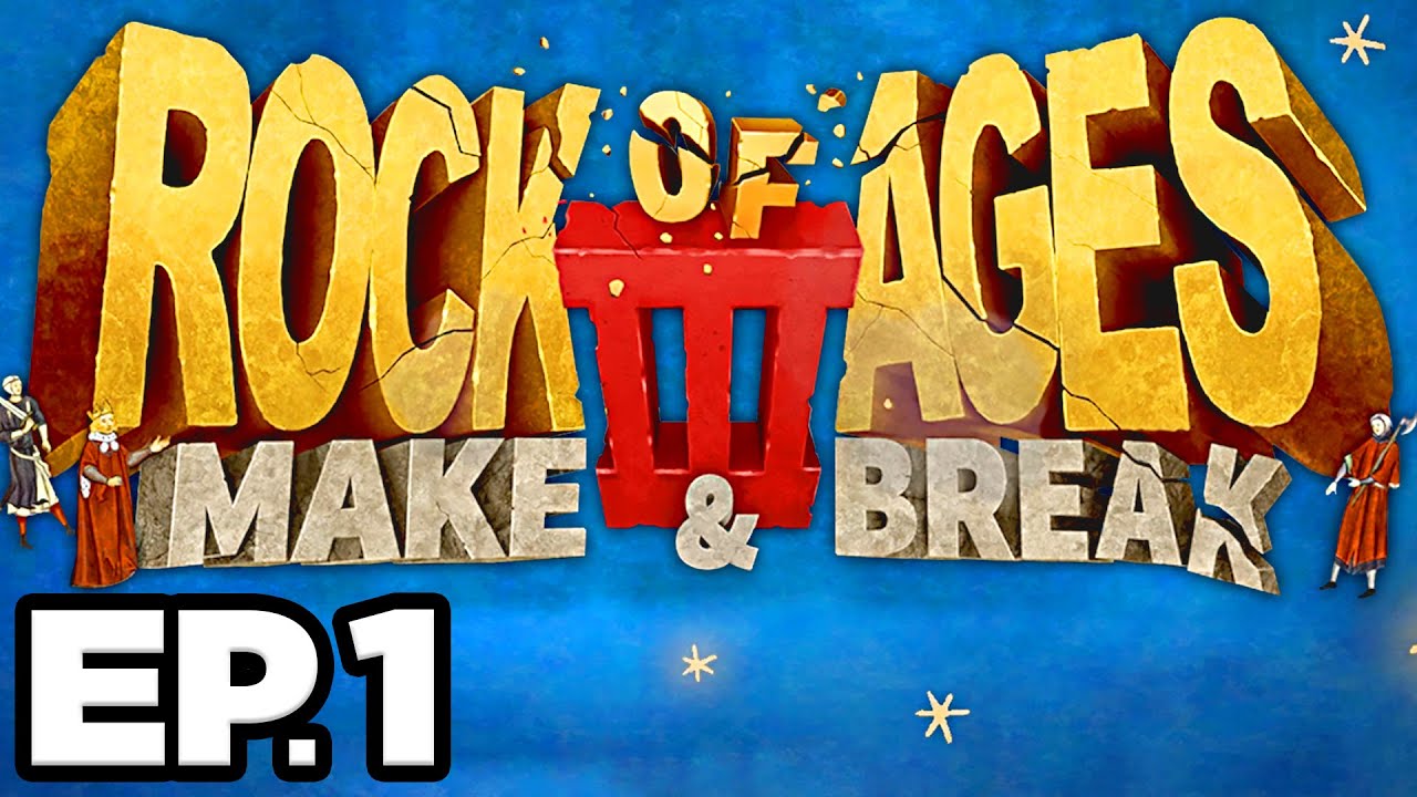 👁 GIANT CYCLOPS, POSEIDON, ODYSSEUS, POLYPHEMUS!!! - Rock of Ages 3 Ep.1 (Gameplay / Let's Play)