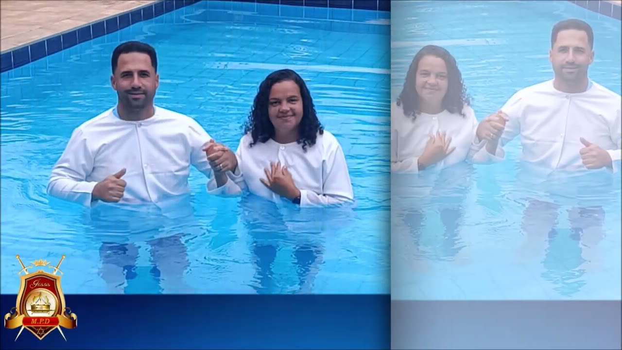 MOMENTO BATISMO NAS ÁGUAS | BATISMO DA RENATA  - LOUVOR COVER Ainda BemGBA Worship,