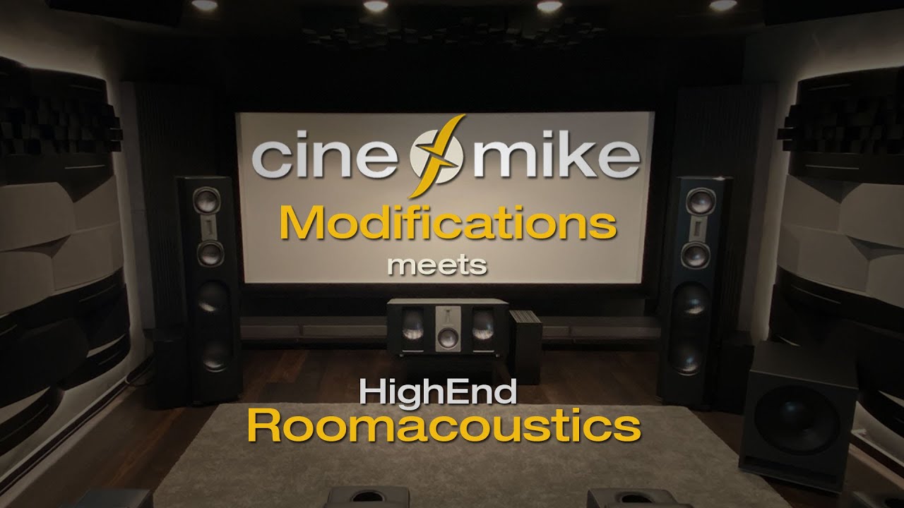 Cinemike Modifications meets HighEnd Roomacoustics