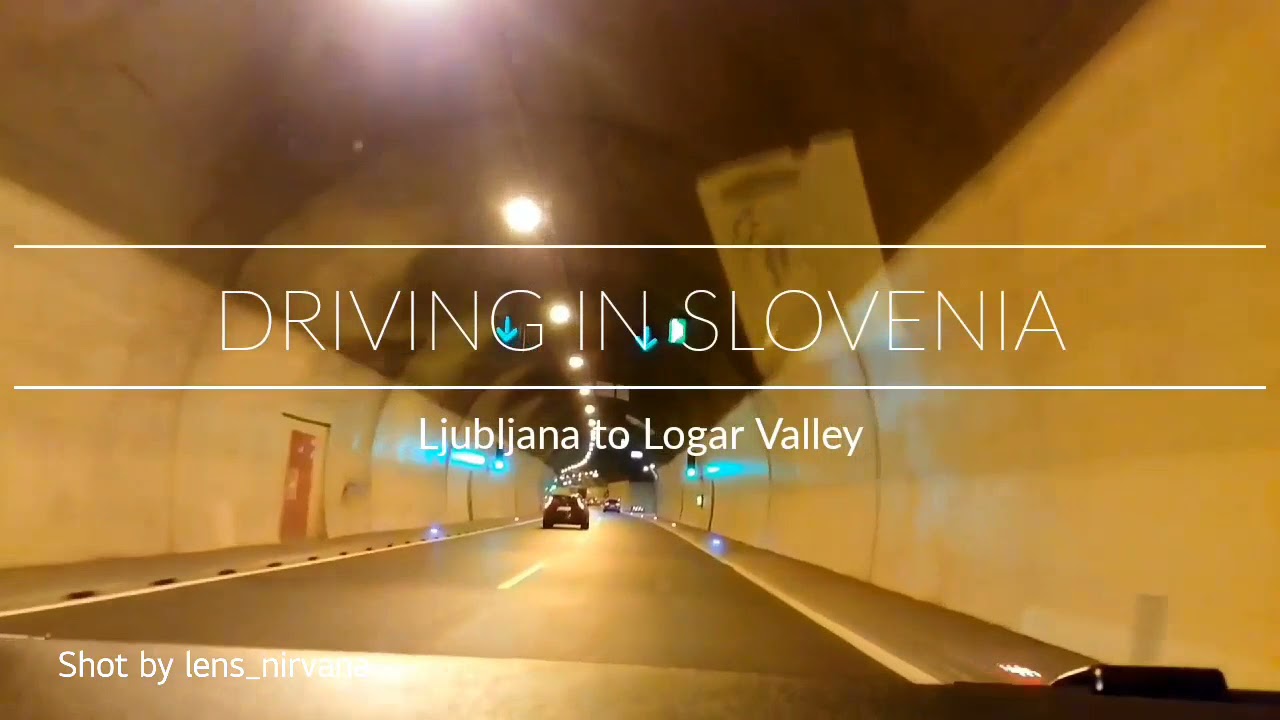 Drive to Logar Valley, Slovenia