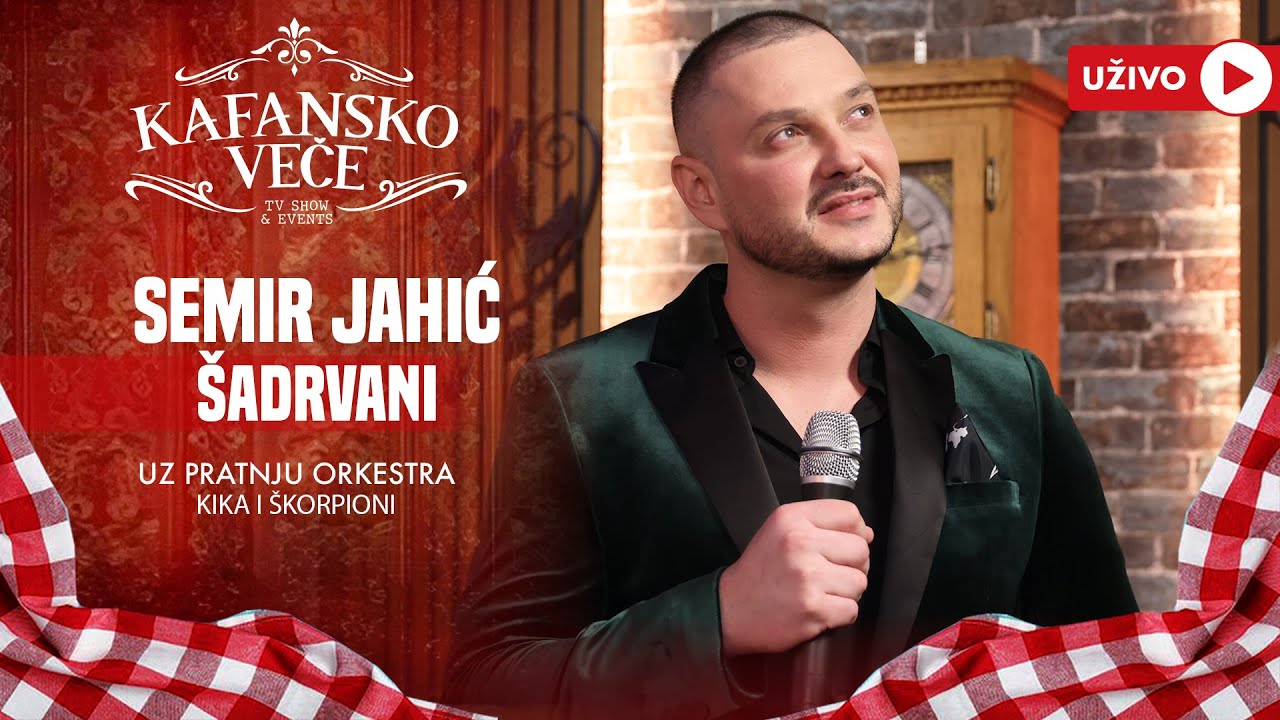 SEMIR JAHIC - SADRVANI  ACAPELLA | UZIVO | (ORK KIKA I SKORPIONI) | 2024 | KAFANSKO VECE