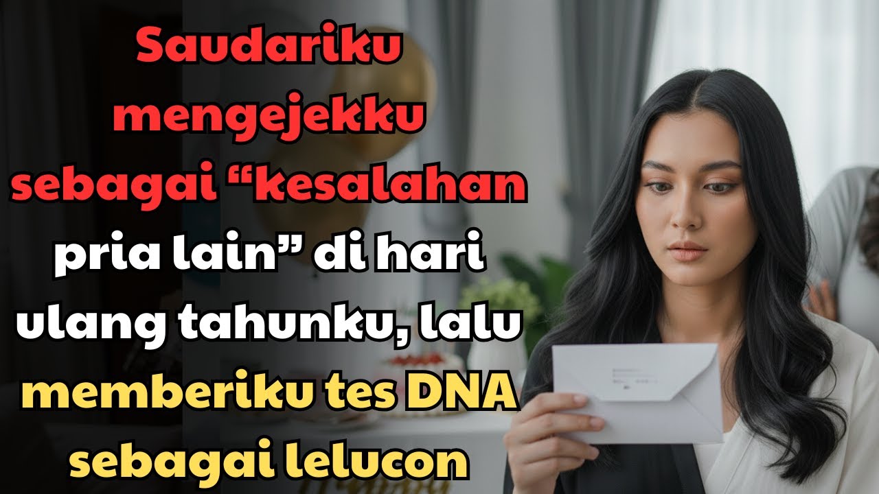 Di Ulang Tahunku, Saudariku Mengejekku dan Memberi Tes DNA sebagai “Lelucon”