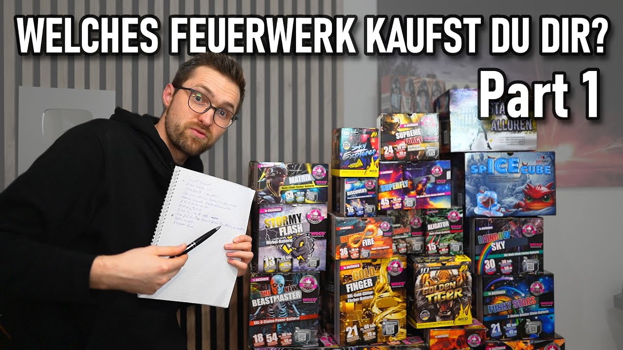 Ich bewerte EURE FEUERWERK-EINKAUFSLISTE 🔥🔥 | Part 1
