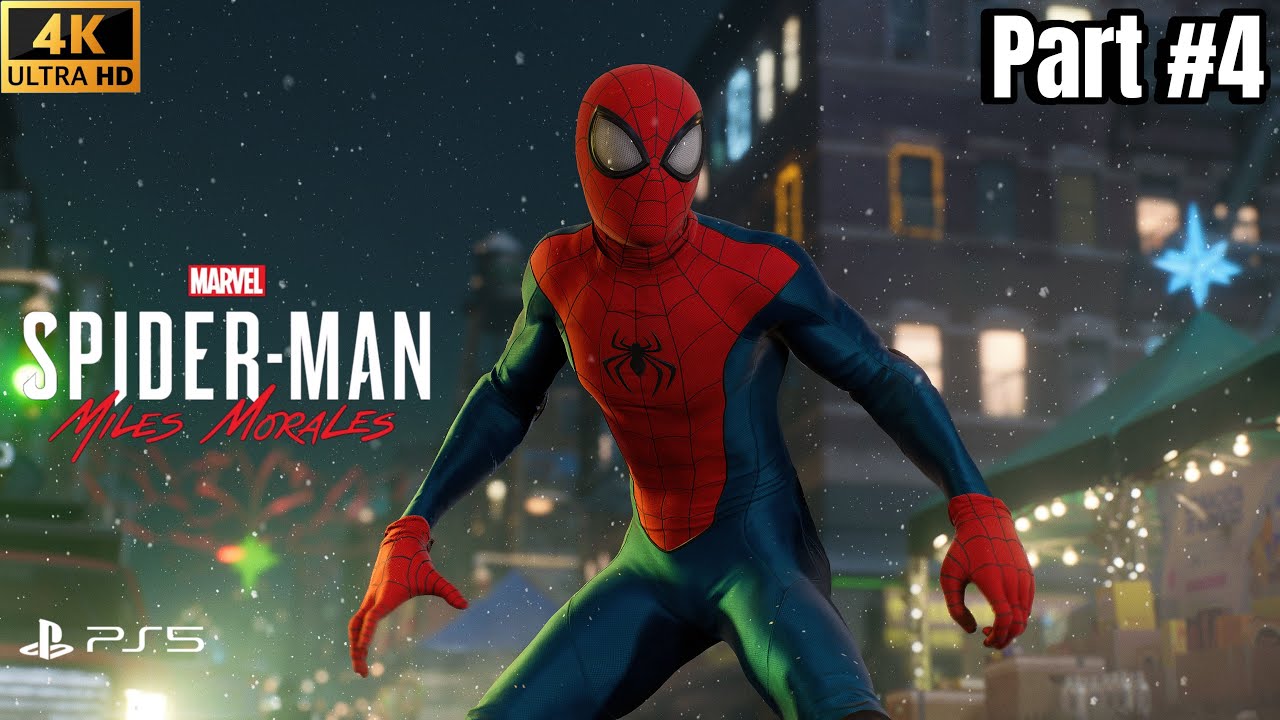 🕷️ Spider-Man: Miles Morales (4K / PS5) Walkthrough Part 4 &ndash; Time to Rally & Bridge Collapse Chaos 💥