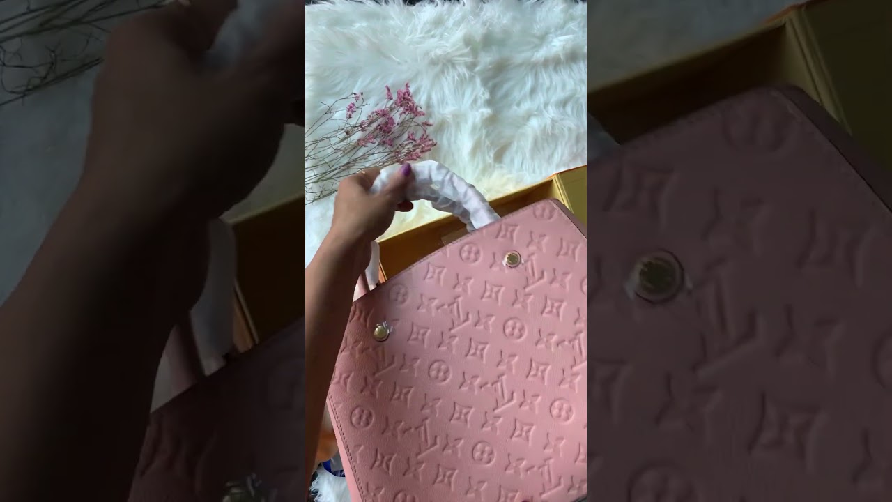 louis vuitton montaigne rose ballerine
