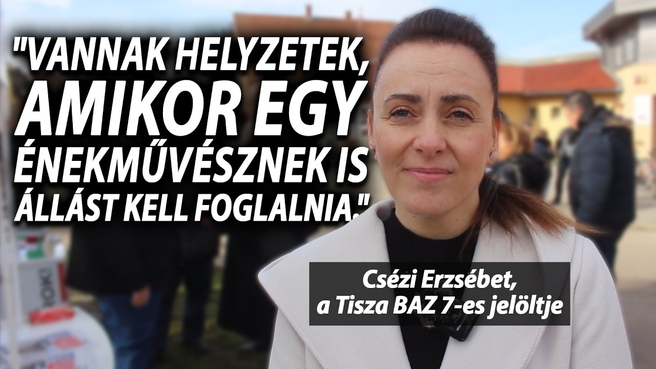 Csézy váltaná le Tállait - interjú a Tisza mezőkövesdi jelöltjével