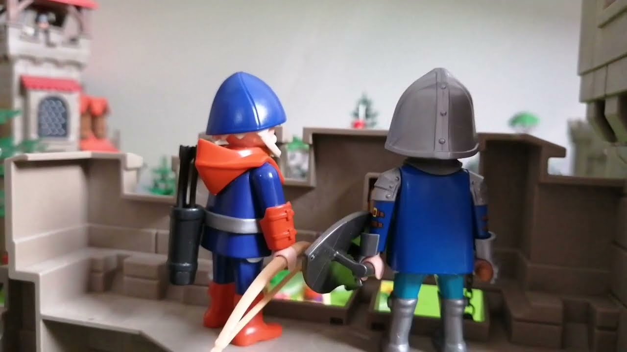 Les envahisseurs - Playmobil chevalier stop motion