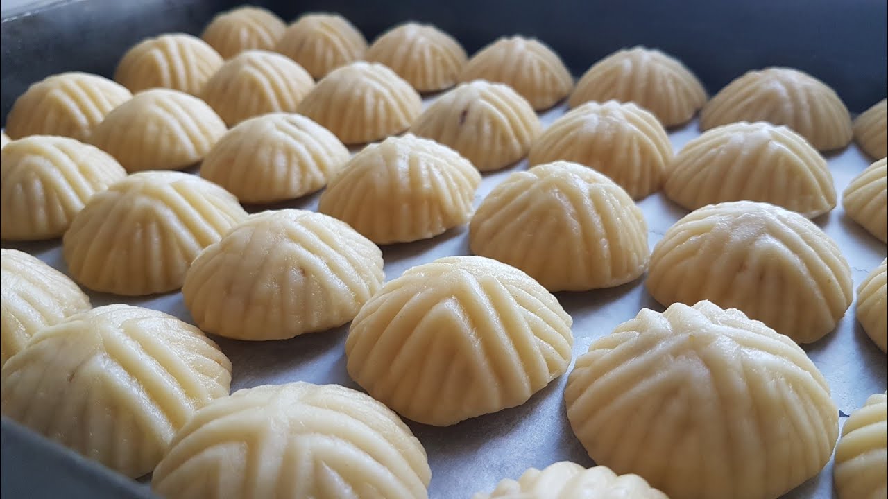 طريقة عمل معمول الطحين بالجوز@eamalcham