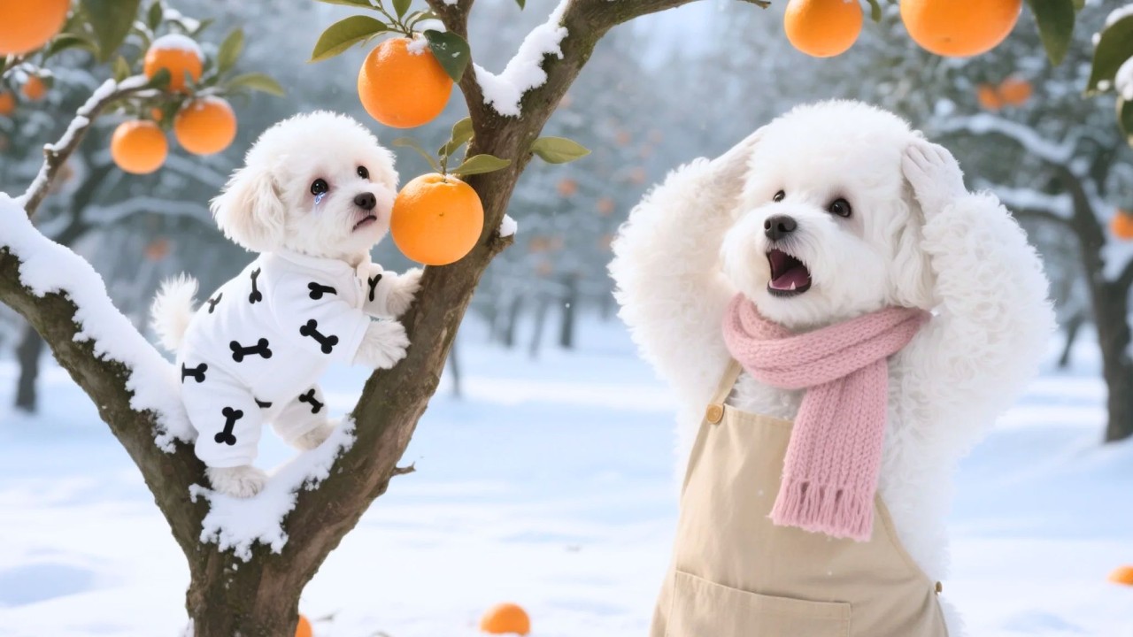 Poor Baby Puppy Is In Trouble 🍊😭, The Orange Incident Amazes The Mom Dog