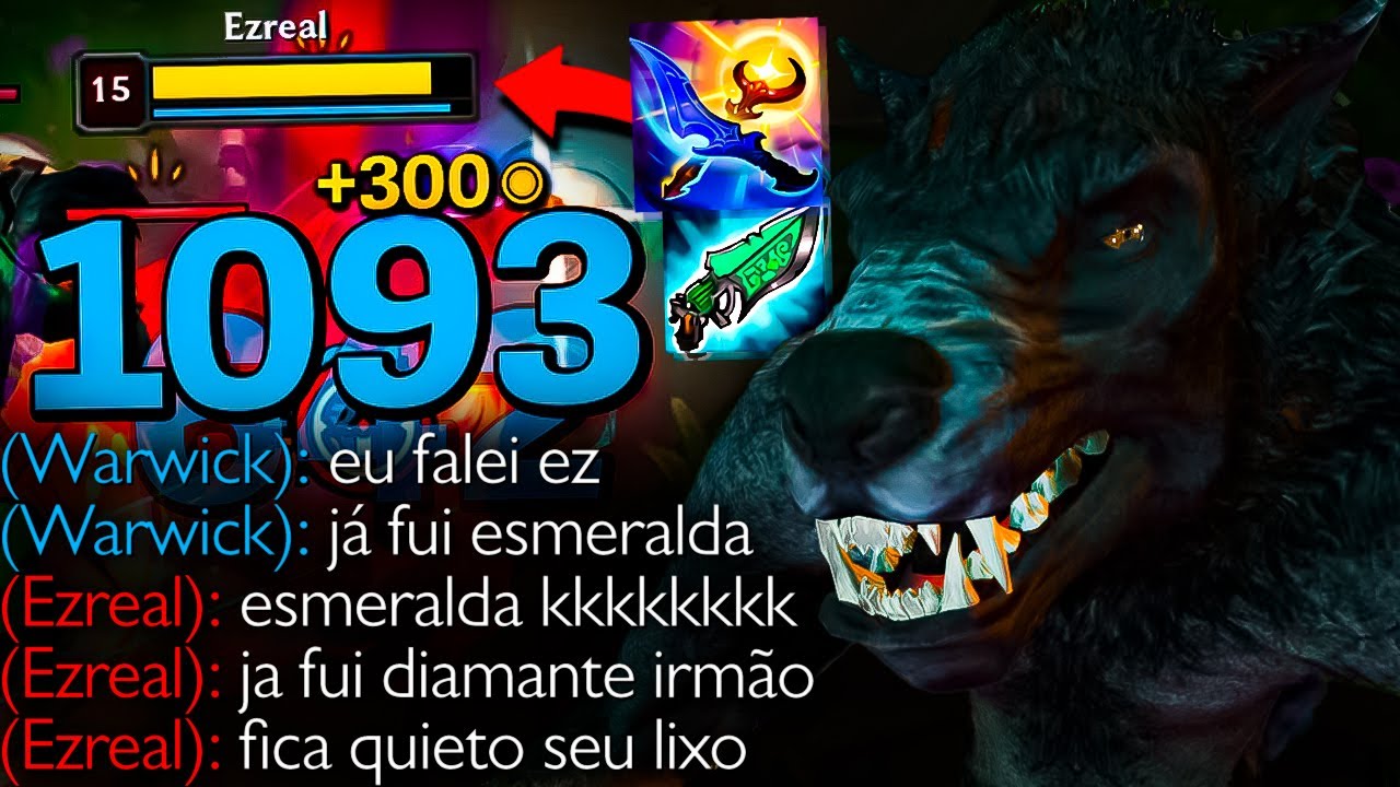 TILTANDO OS PLATINAS DE WARWICK AP COM OS NOVOS ITENS, TÁ MUITO FORTE!
