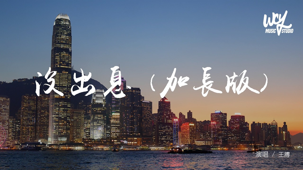 王搏 - 沒出息 (加長版)「本來應該從容容 游刃有餘，現在是匆匆忙忙 連滾帶爬」(可轉伴奏和人聲視頻)【動態歌詞/pīn yīn gē c&iacute;】