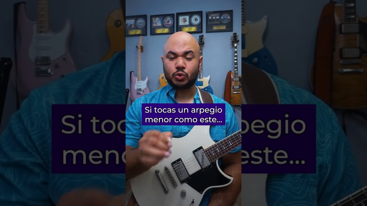 Si tocas un arpegio menor sobre un acorde Dominante...