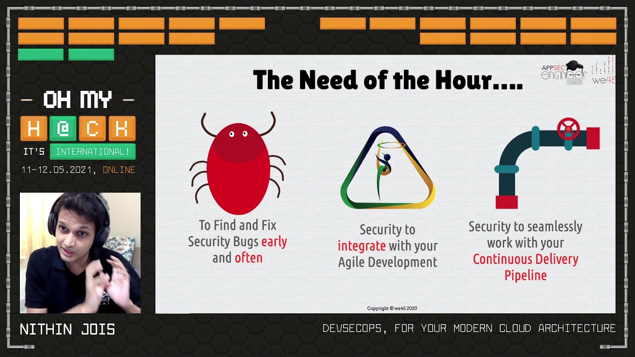 OMH International 2021: DevSecOps, for your modern cloud architecture - Nithin Jois