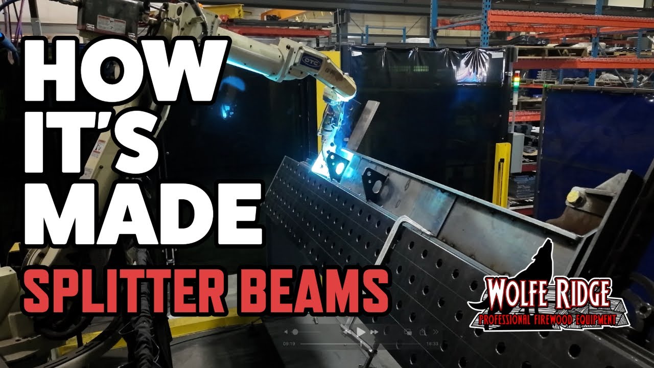 How it’s Made - Log Splitter Beam Fabrication at the Wolfe Ridge Factory in Wisconsin, USA
