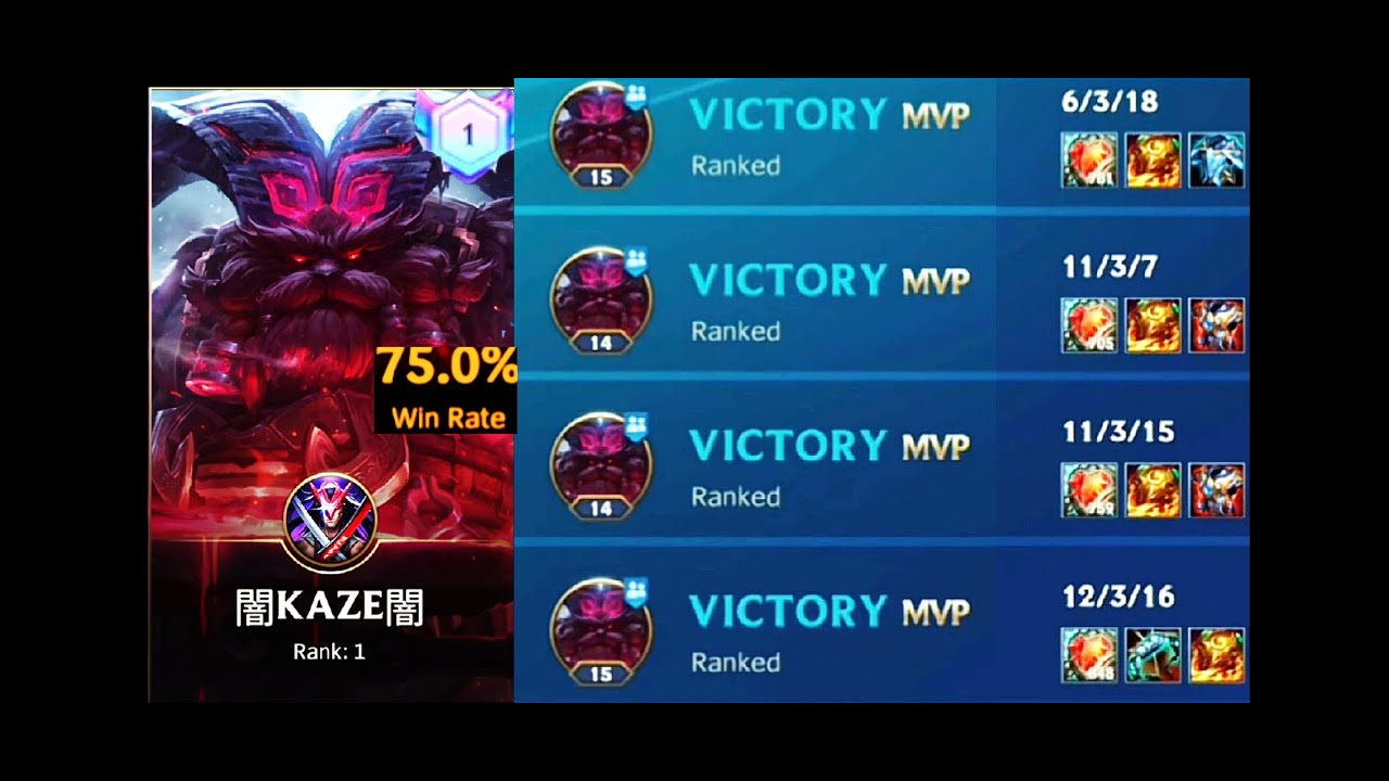 TOP1 Ornn ADC gameplay