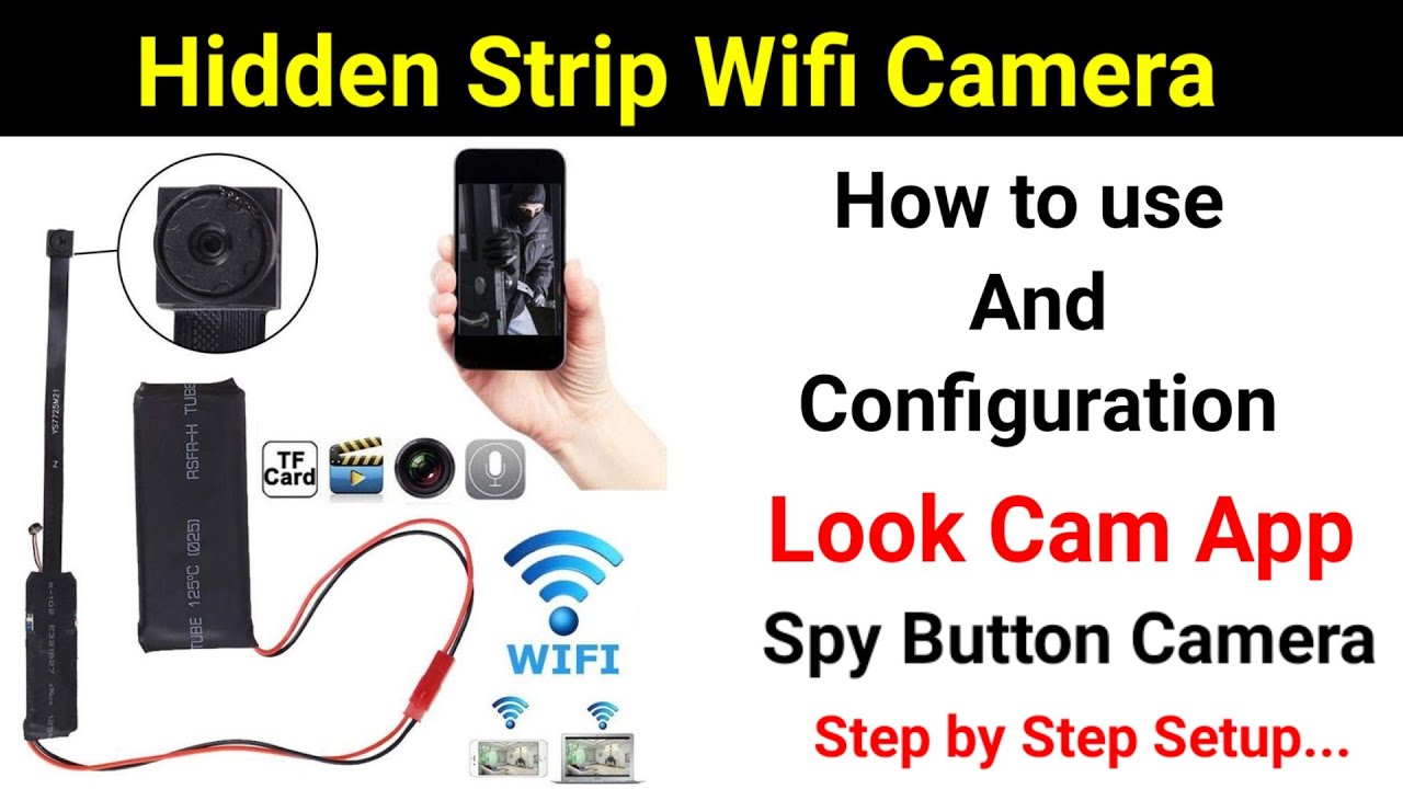 Wifi mini Hidden Strip Camera |Wifi Hidden Belt Camera| LookCam Camera Congratulations|#hiddenCamera