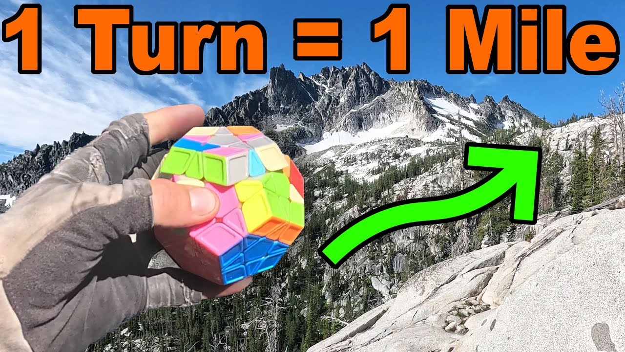 Solving a Megaminx, 1 TURN per MILE!