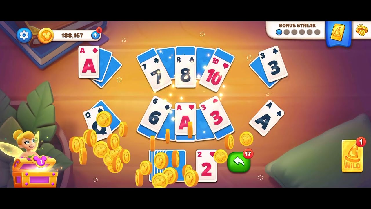 Disney Solitaire Gameplay Walkthrough Level 371-375