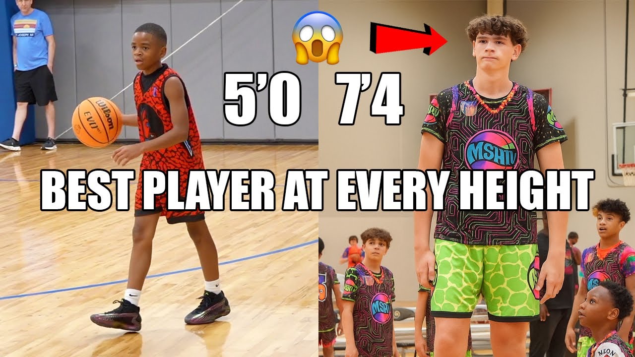 BEST PLAYER AT EACH HEIGHT IN YOUTH BASKETBALL!