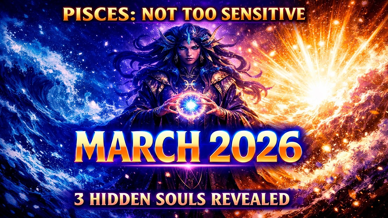 PISCES: You’re NOT “Too Sensitive,” You’re an OCEAN 🌊 The 3 Hidden Souls REVEALED (MARCH 2026) ✨💎